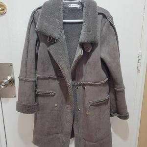 Grey coat